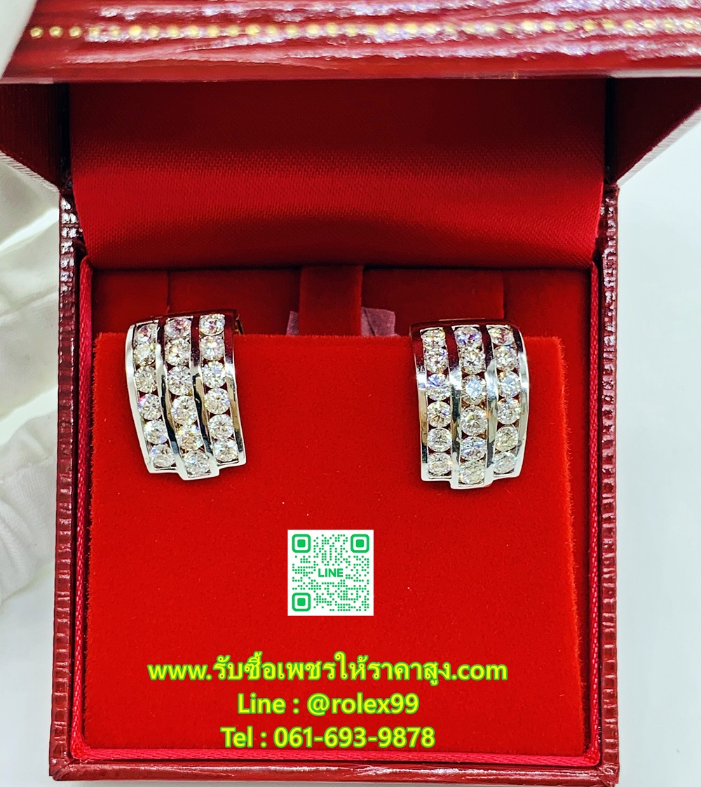 รับซื้อต่างหูเพชร Earrings  Phuket